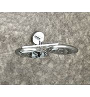 Liva Double Soap Dish Stainless Steel Bathroom Commercial Hotel Spa Wall Mount Heavy-Duty Anti-Rust Waterproof Easy Clean Professional Grade Durable Dual Compartments Rustproof Hygienic Space Saving Contemporary Design Secure Mounting Modern Luxury Finish